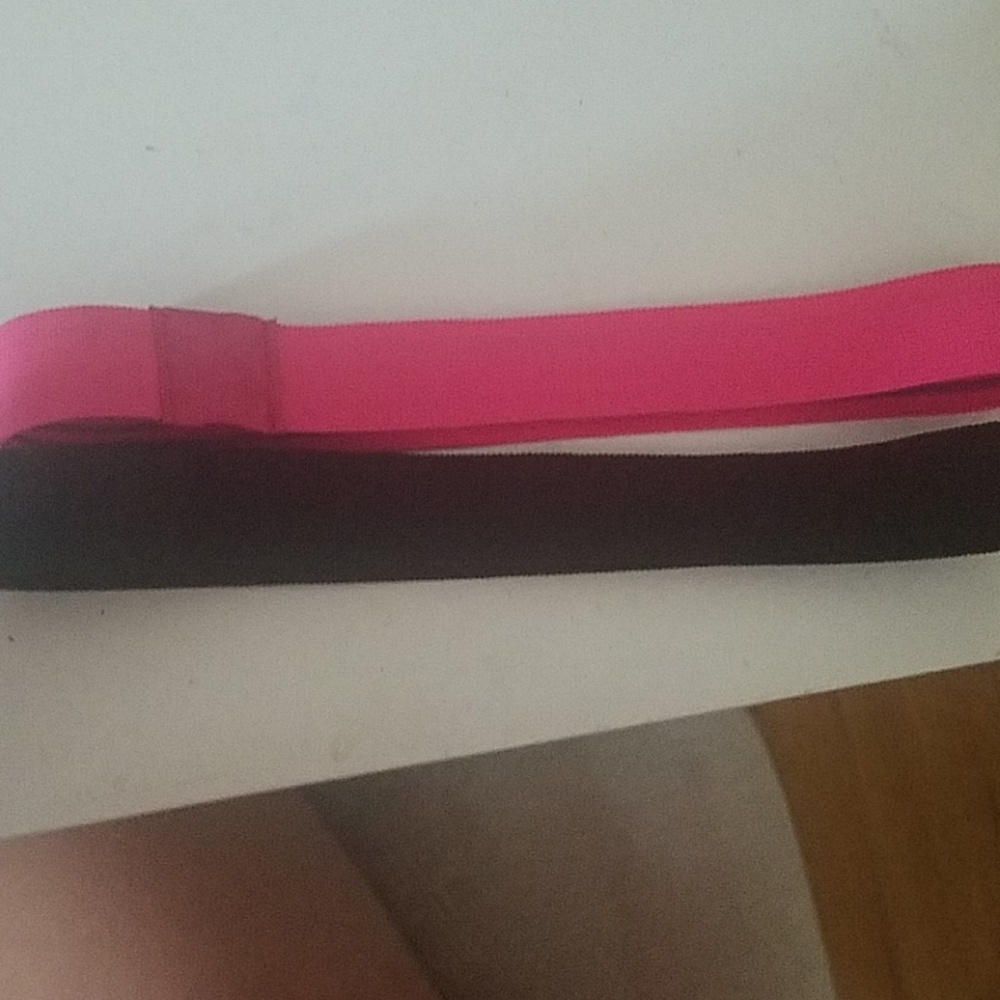 Black and Pink Headbands